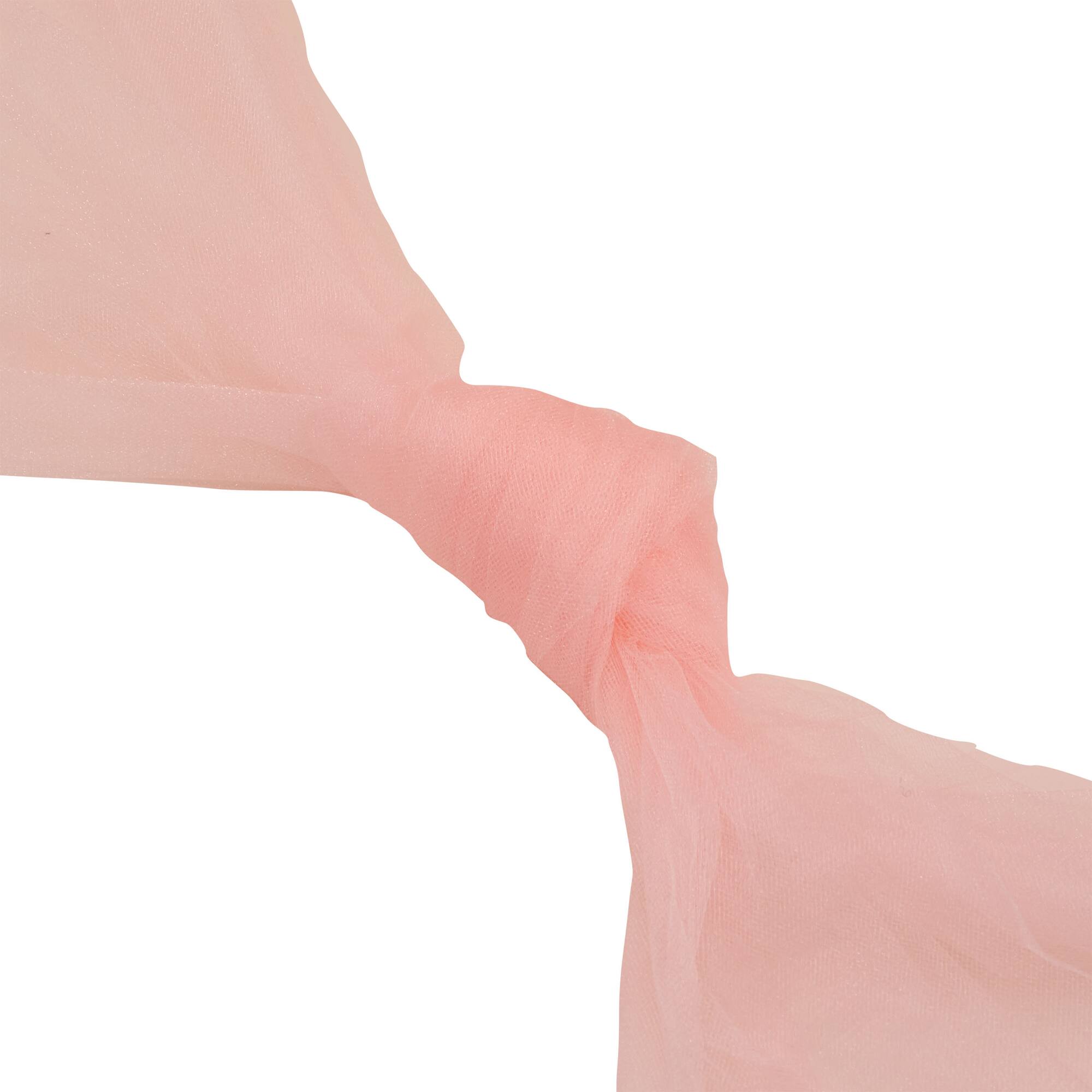 Wyla Rosewater Pink Shiny Tulle